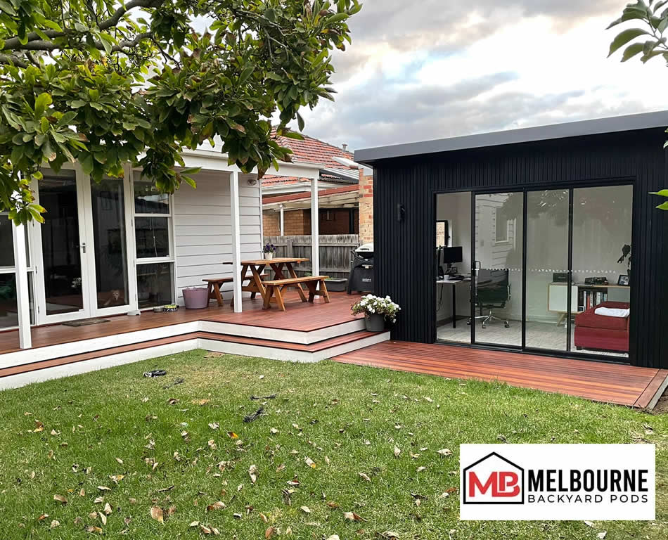 Backyard pod installation in Thornbury