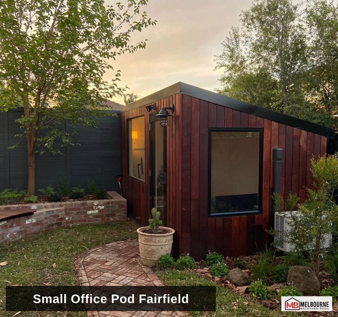 Small office pod in Fairfield Melbourne showing granny flat investment potential